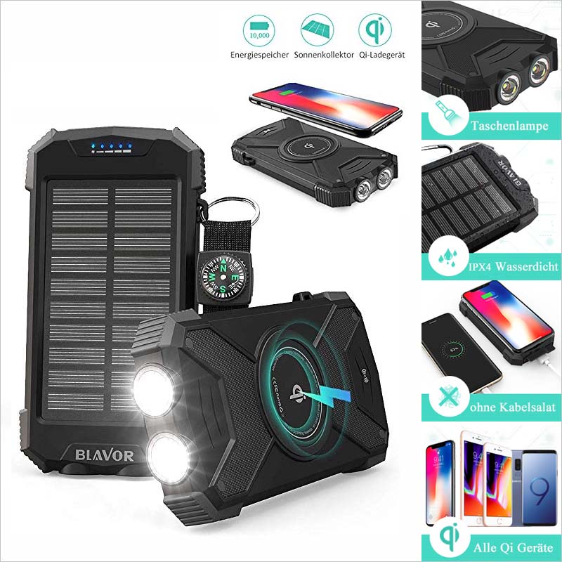 Blavor Solar Power Bank